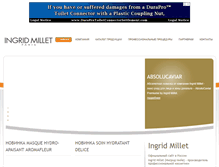 Tablet Screenshot of ingrid-millet.ru